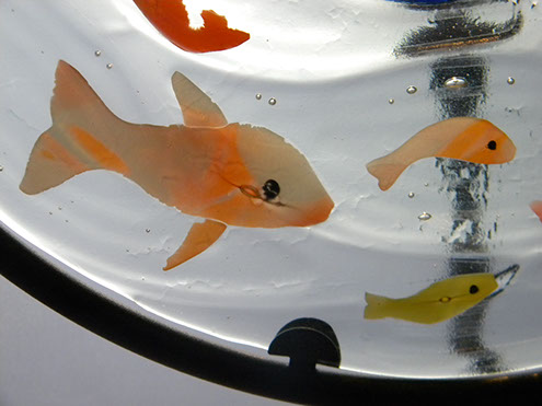 Poissons-lampe-de-verre-fusing